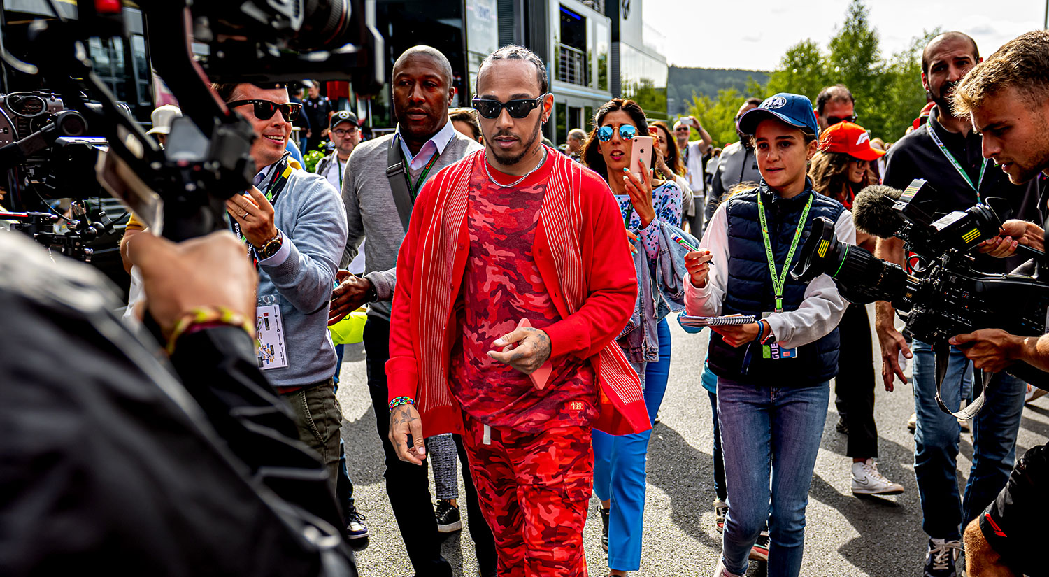 Lewis Hamilton Spa,  2022