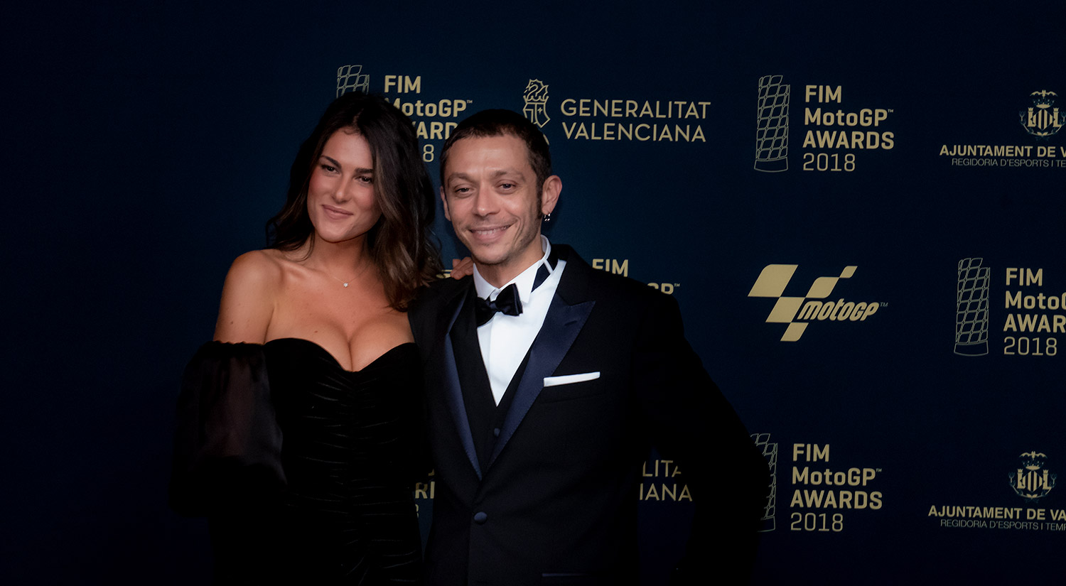 Francesca Sofia Novello & Valentino Rossi, Valencia 2018