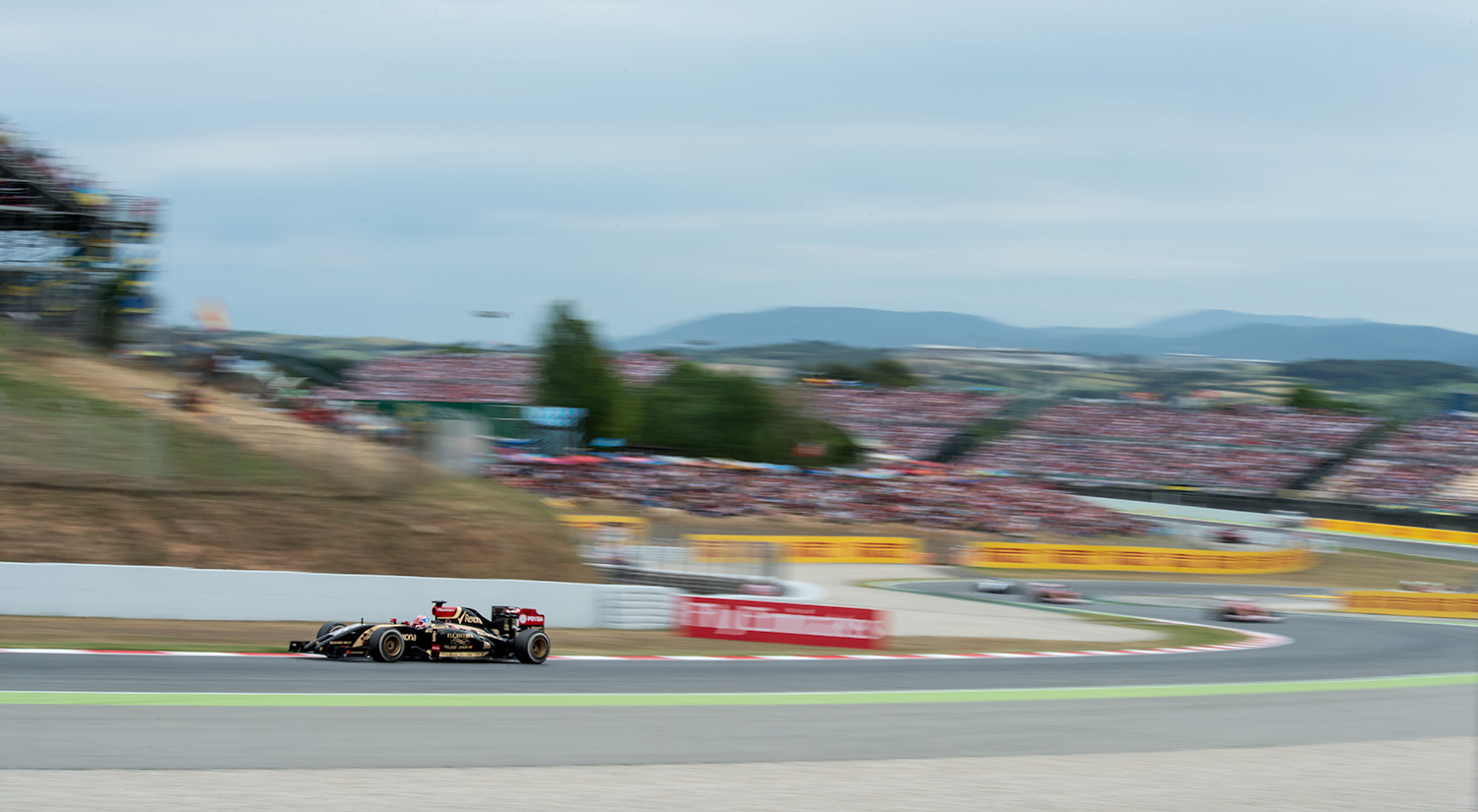 Romain Grosjean - Lotus,  Circuit de Catalunya, Barcelona, Spain, 2014