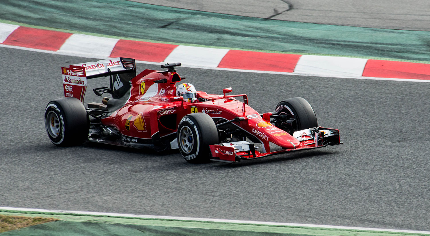 Sebastian Vettel - Ferrari, Winter Testing,  Circuit de Catalunya, Barcelona, Spain, 2015