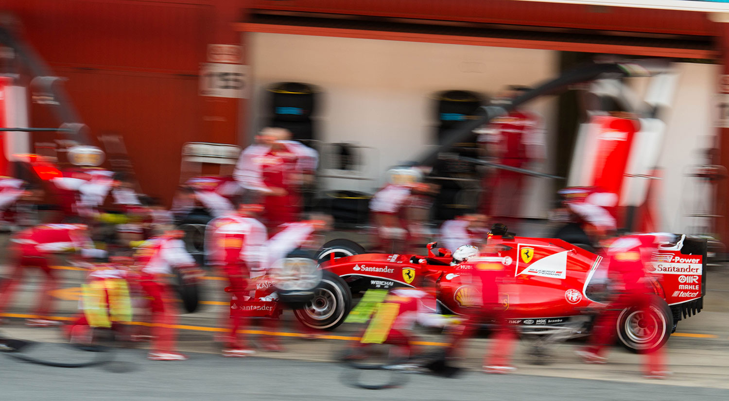 Sebastian Vettel - Ferrari, Winter Testing,  Circuit de Catalunya, Barcelona, Spain, 2015