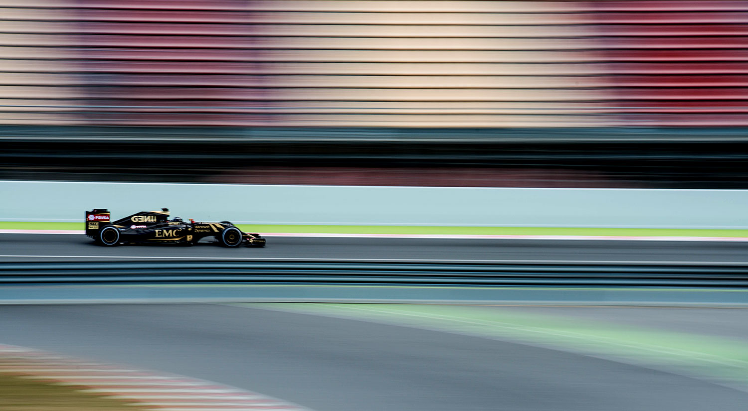 Romain Grosjean - Lotus, Winter Testing,  Circuit de Catalunya, Barcelona, Spain, 2015