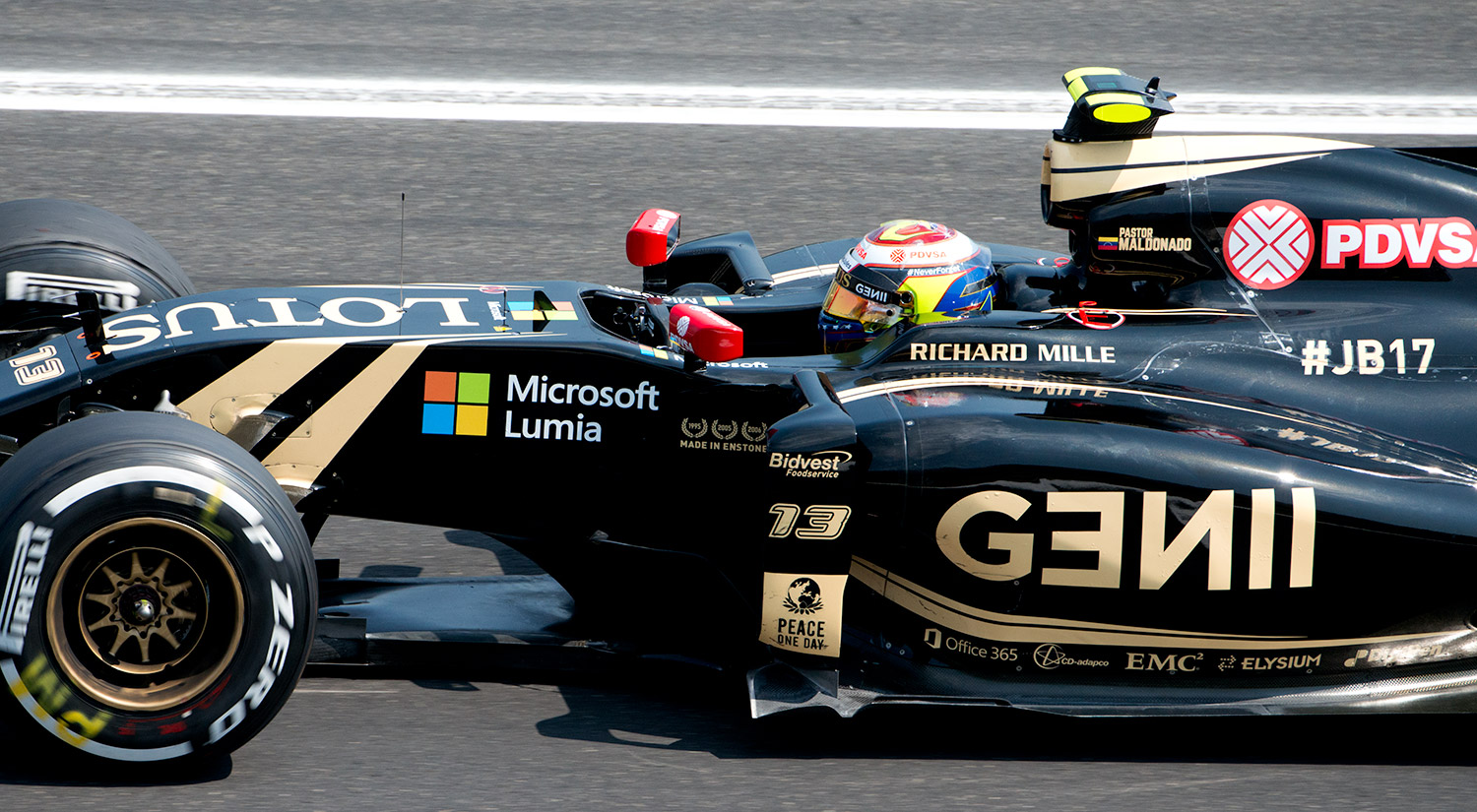 Pastor Maldonado - Lotus, Hungaroring, Hungary, 2015