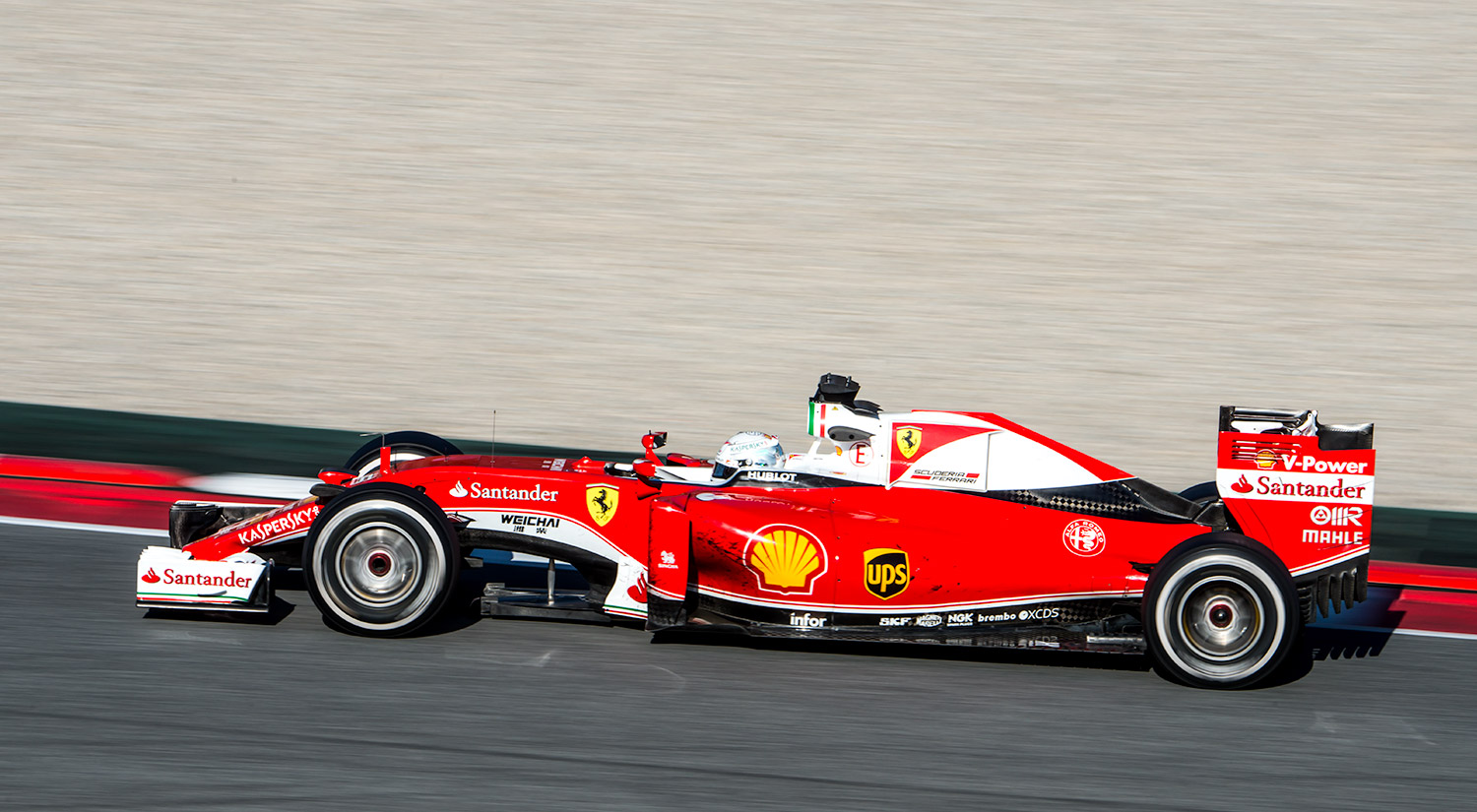Sebastian Vettel - Ferrari, Winter Testing, Circuit de Catalunya, 2016