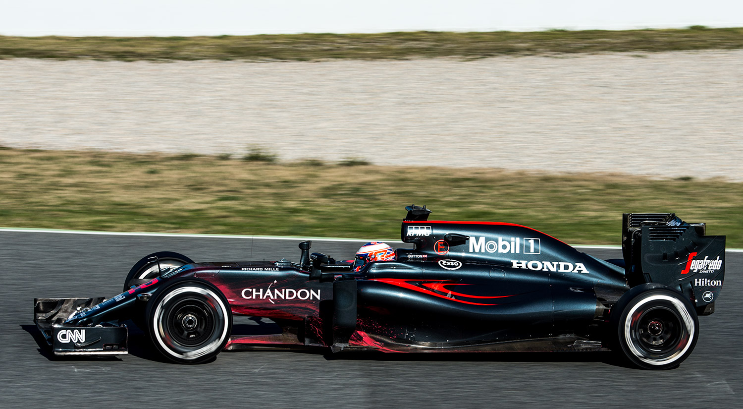 Jenson Button - McLaren Honda, Winter Testing, Circuit de Catalunya, 2016