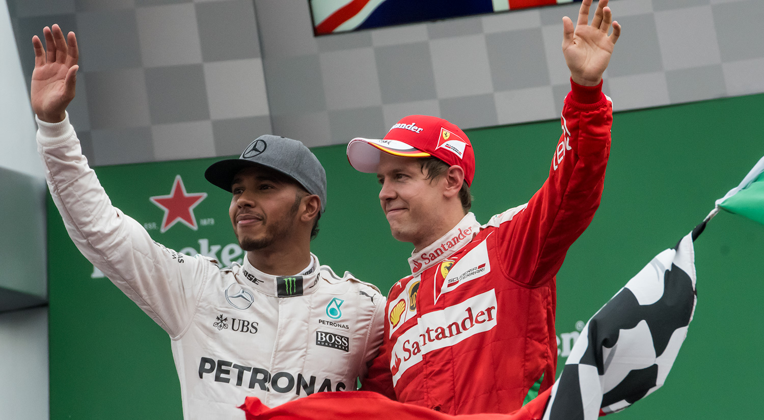 Sebastian Vettel & Lewis Hamilton, Monza,  2016