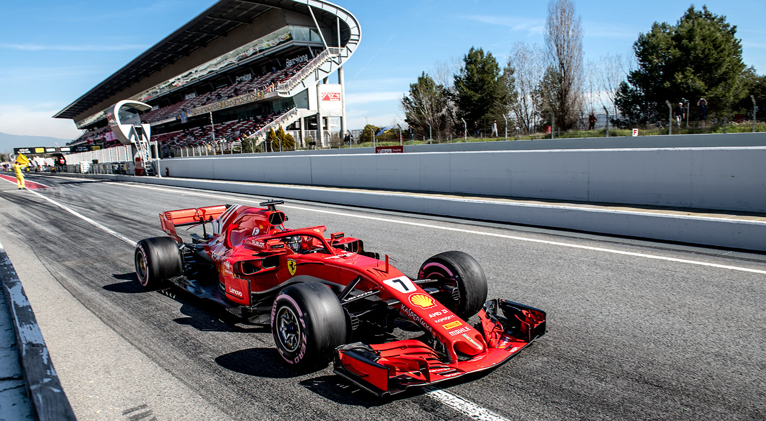 Kimi Räikkönen - Ferrari, Winter Testing, Circuit de Catalunya,  2018