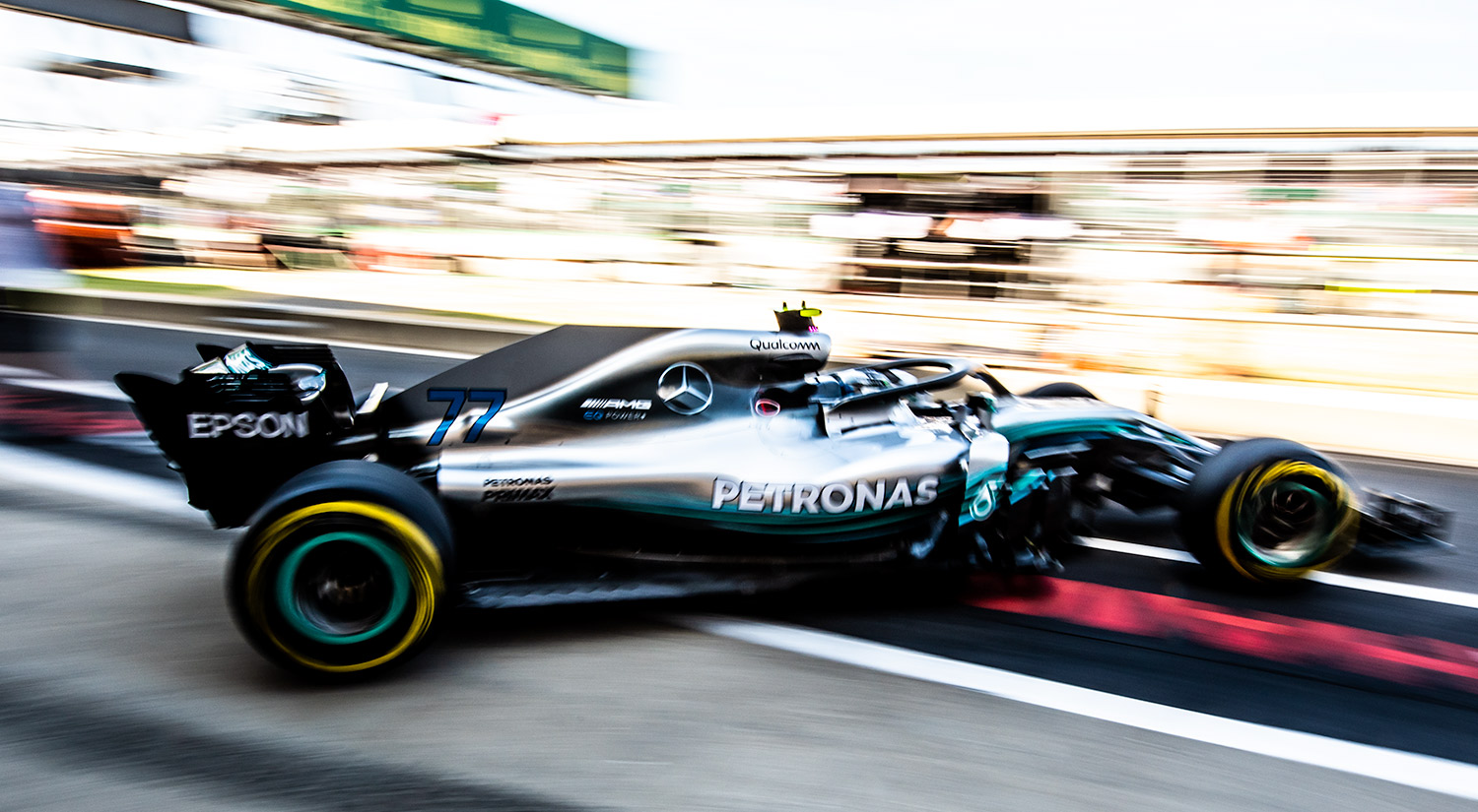 Valtteri Bottas - Mercedes, Silverstone,  2018