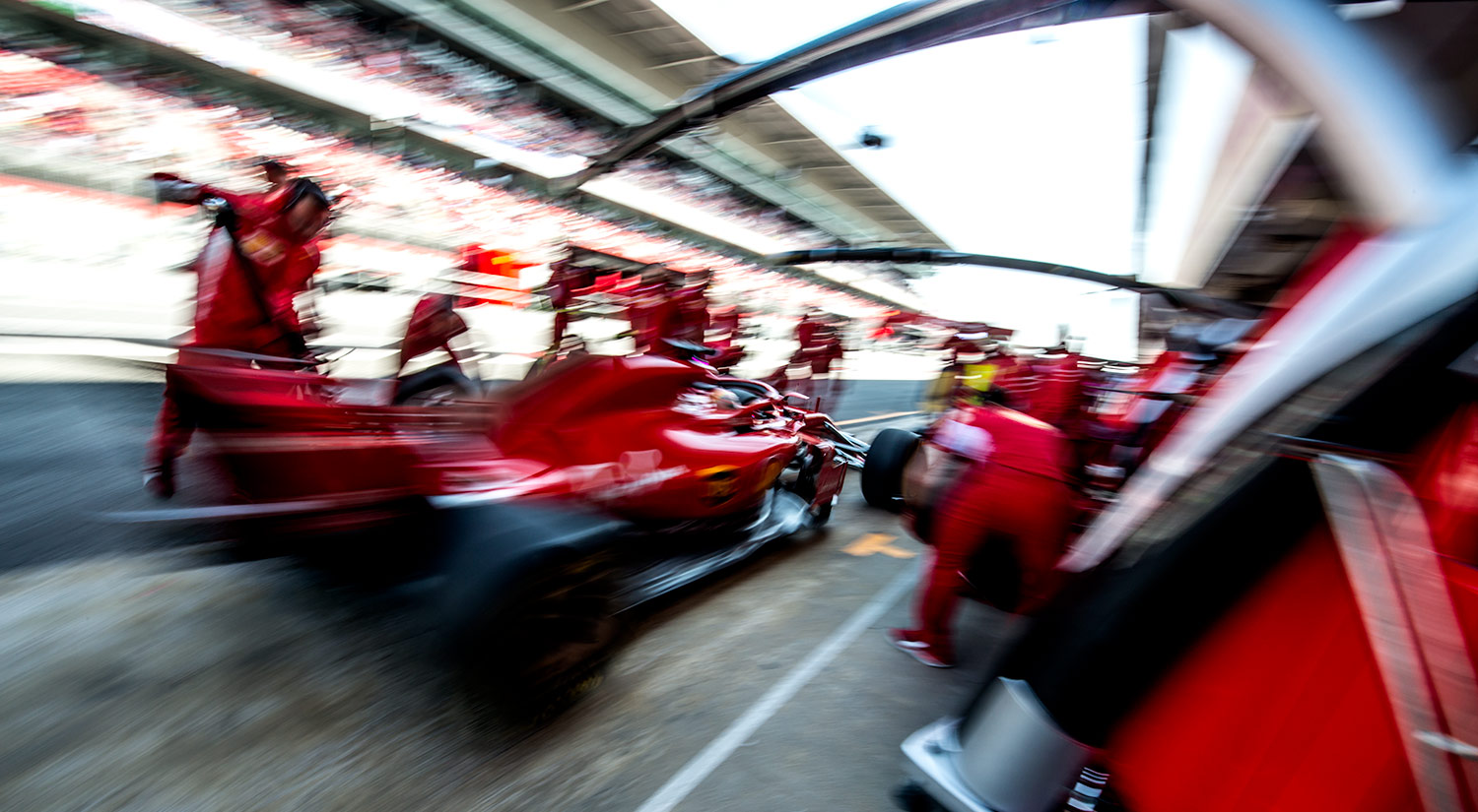 Sebastian Vettel - Ferrari, Circuit de Catalunya,  2018
