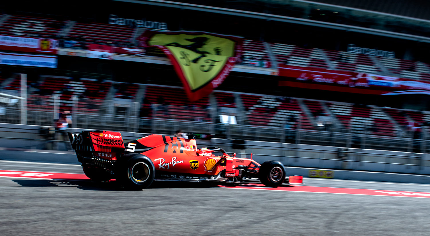 Sebastian Vettel - Ferrari, Winter Testing, Circuit de Catalunya,  2019