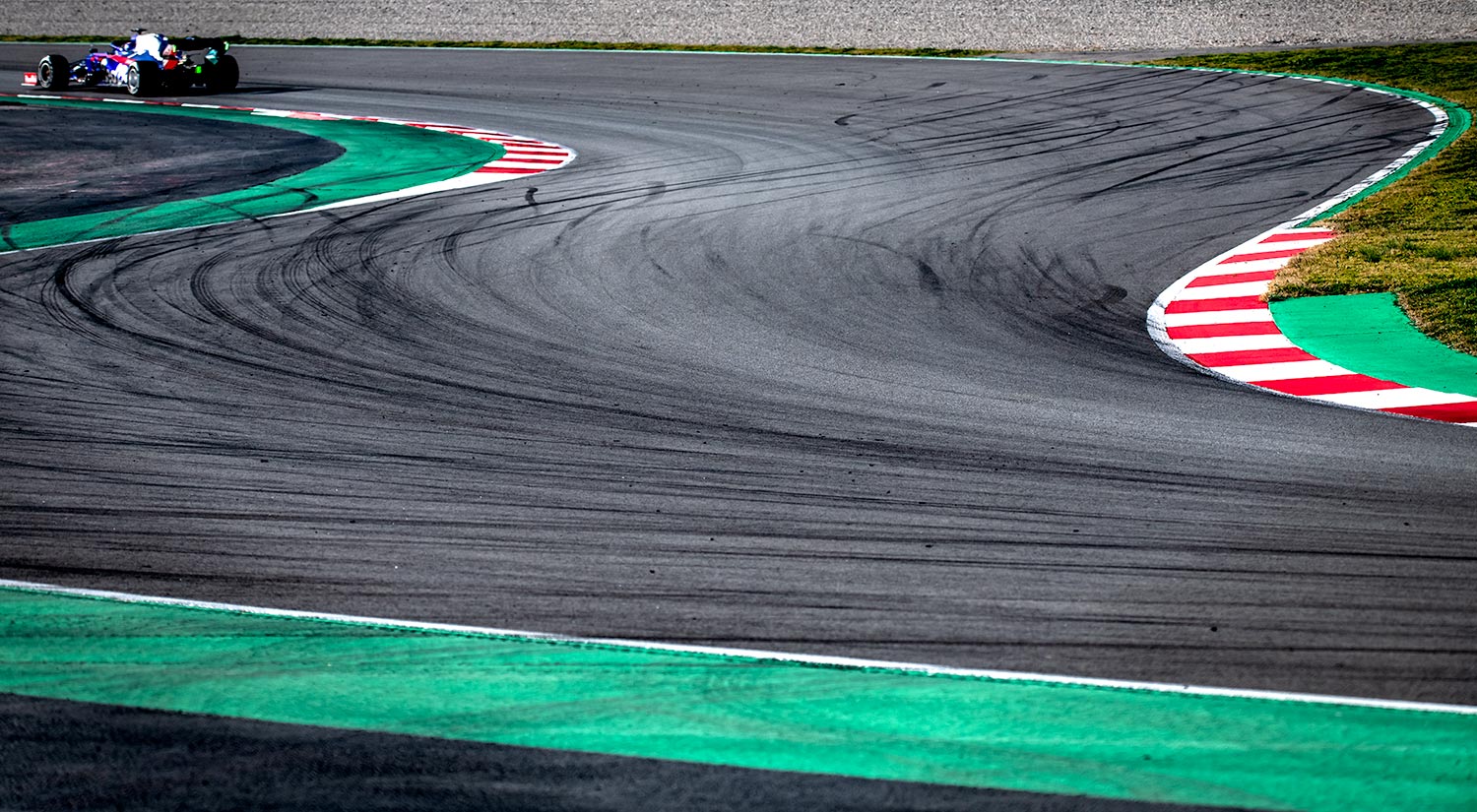 Alex Albon - Toro Rosso, Winter Testing, Circuit de Catalunya,  2019