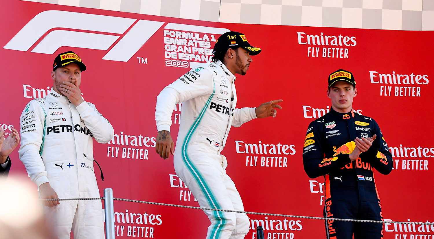 Valtteri Bottas, Lewis Hamilton  & Sebastian Vettel, Spanish Grand Prix,  2019