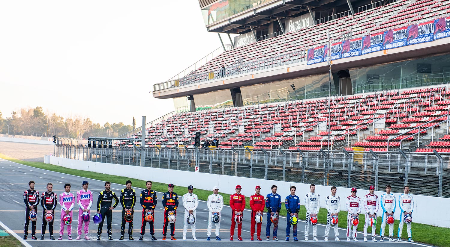 The 2020 drivers, Winter Testing, Circuit de Catalunya,  2020