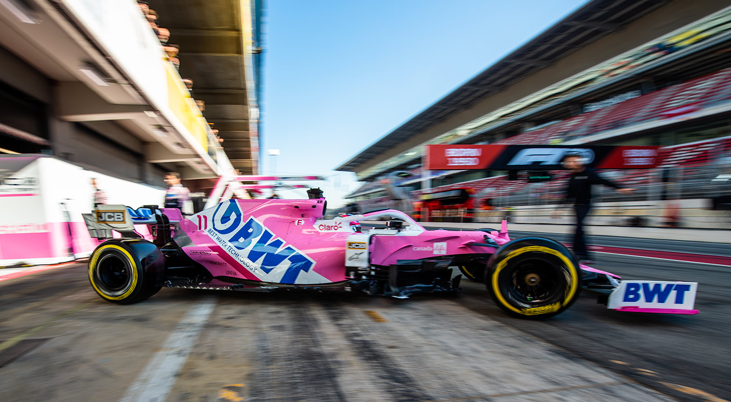 Sergio Pérez - Racing Point, Winter Testing, Circuit de Catalunya,  2020