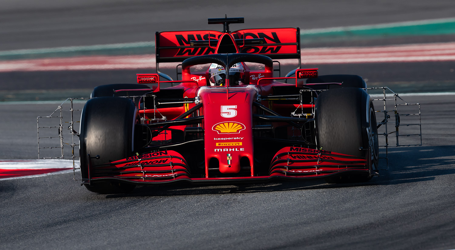 Sebastian Vettel - Ferrari, Winter Testing, Circuit de Catalunya,  2020