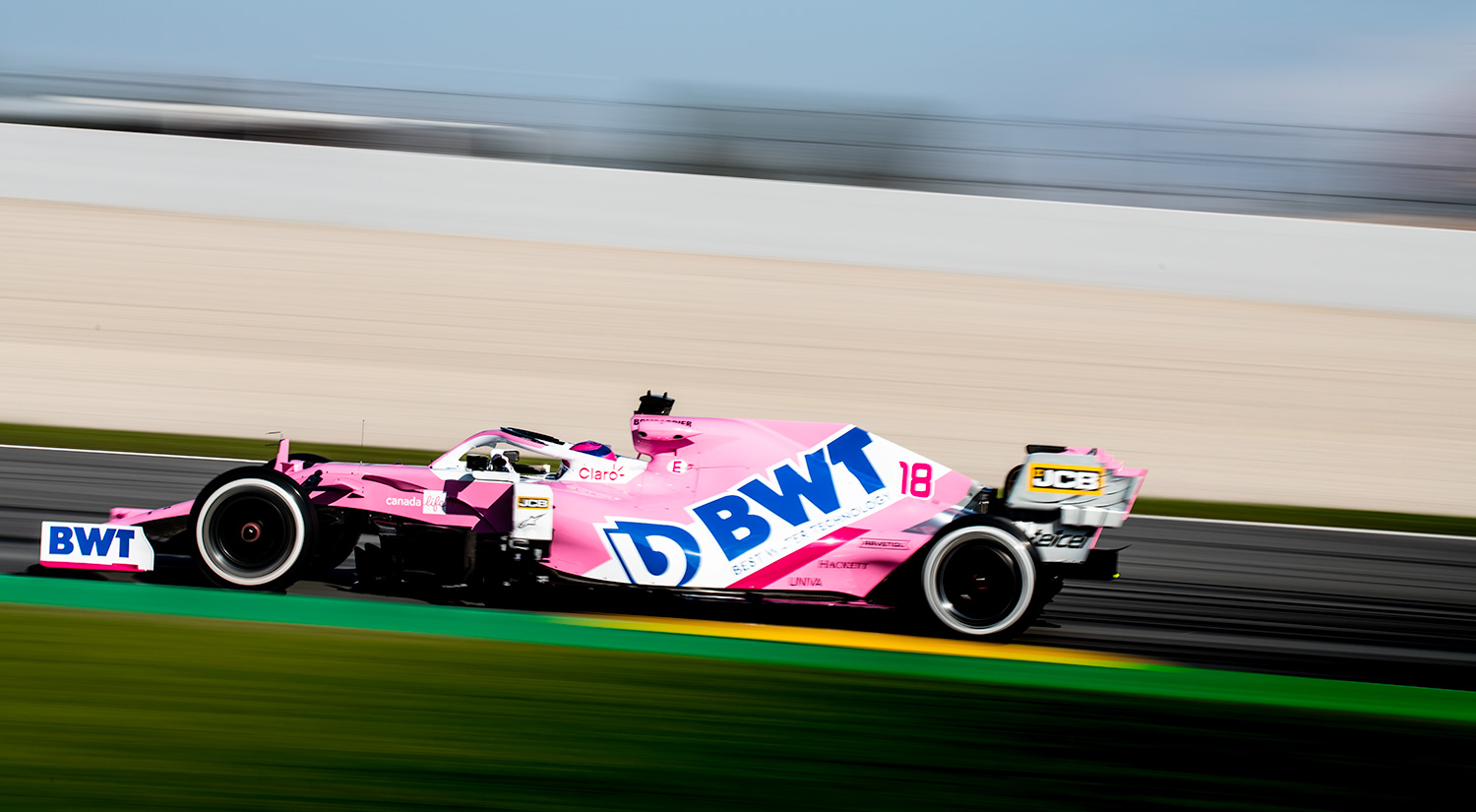 Lance Stroll - Racing Point, Winter Testing, Circuit de Catalunya,  2020