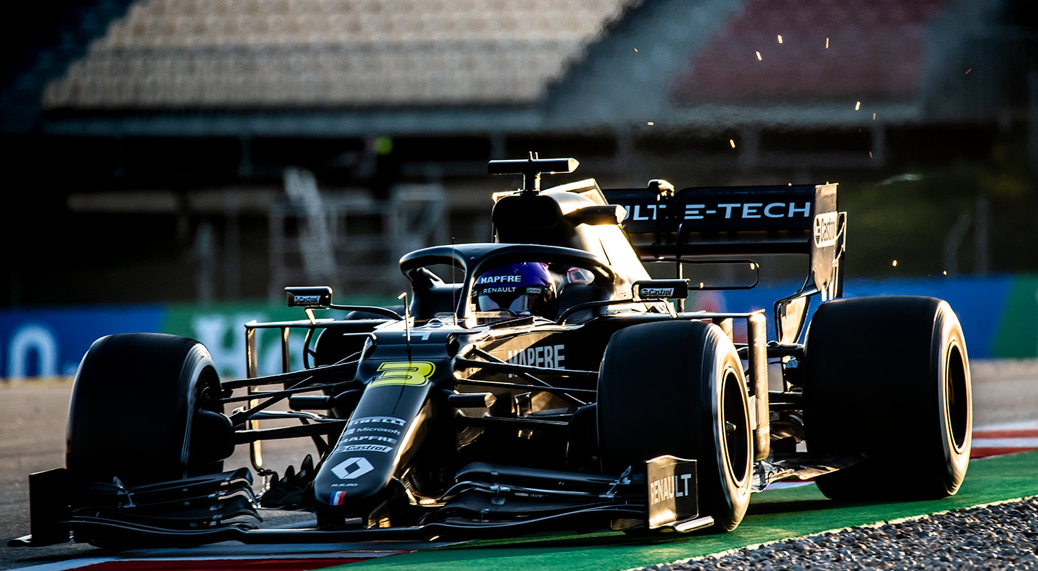 Daniel Ricciardo - Renault, Winter Testing, Circuit de Catalunya,  2020