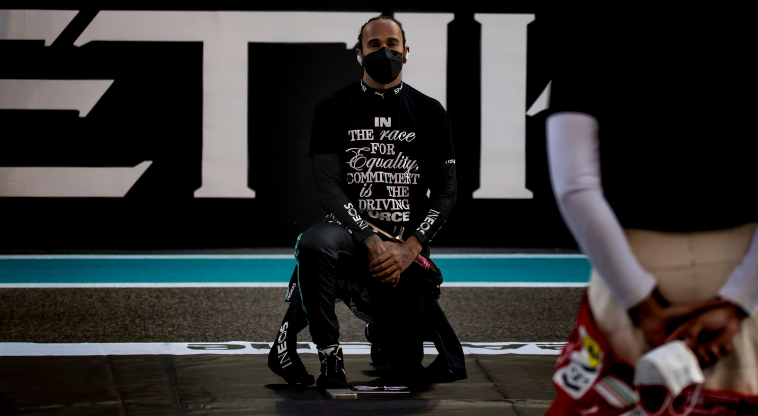 Lewis Hamilton - Mercedes AMG Petronas, Yas Marina Circuit, 2021