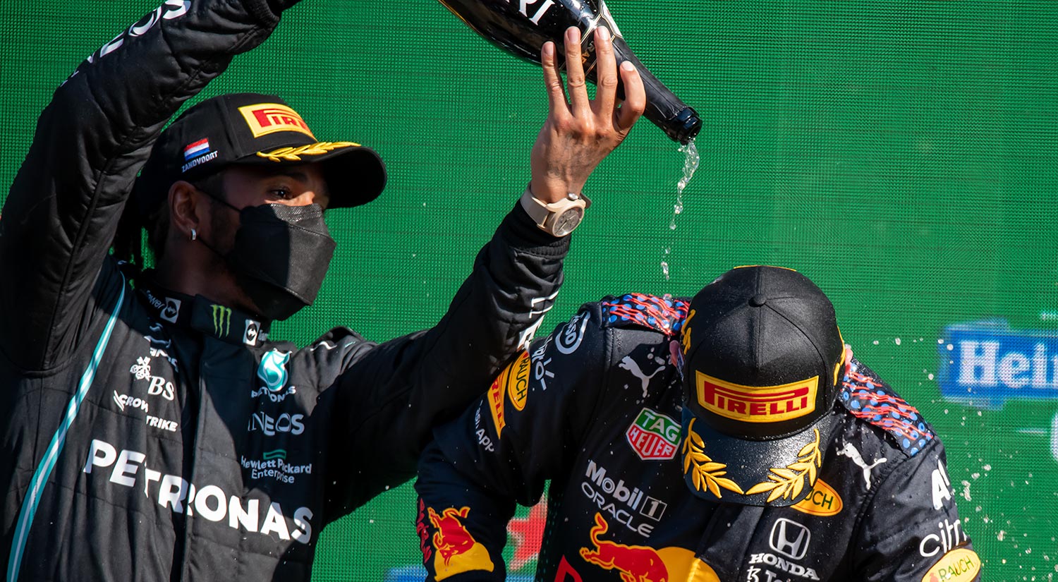 Lewis Hamilton & Max Verstappen, Zandvoort, 2021