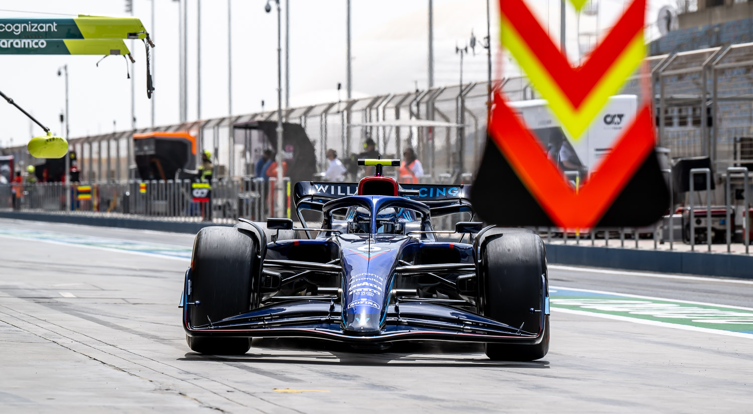 Nicholas Latifi - Williams, Winter Testing, Bahrain International Circuit, 2022
