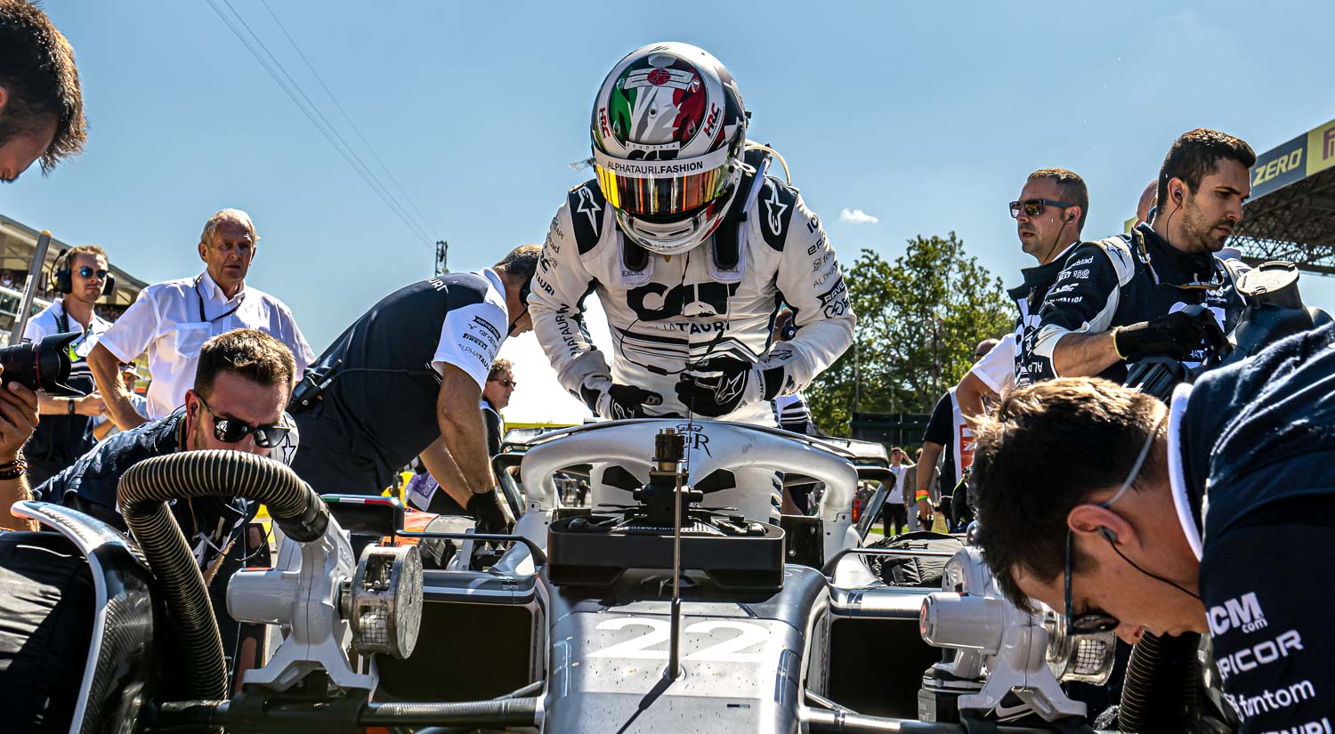 Yuki Tsunoda - AlphaTauri, Monza Circuit, 2022