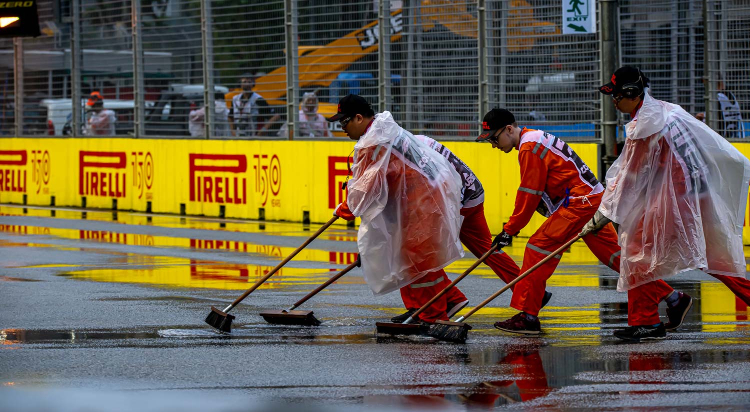 Track clearing, Marina Bay, 2022