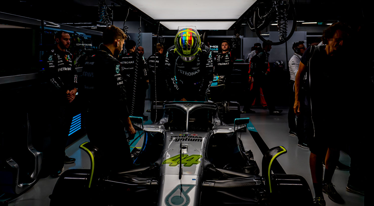 Lewis Hamilton - Mercedes, Marina Bay, 2022