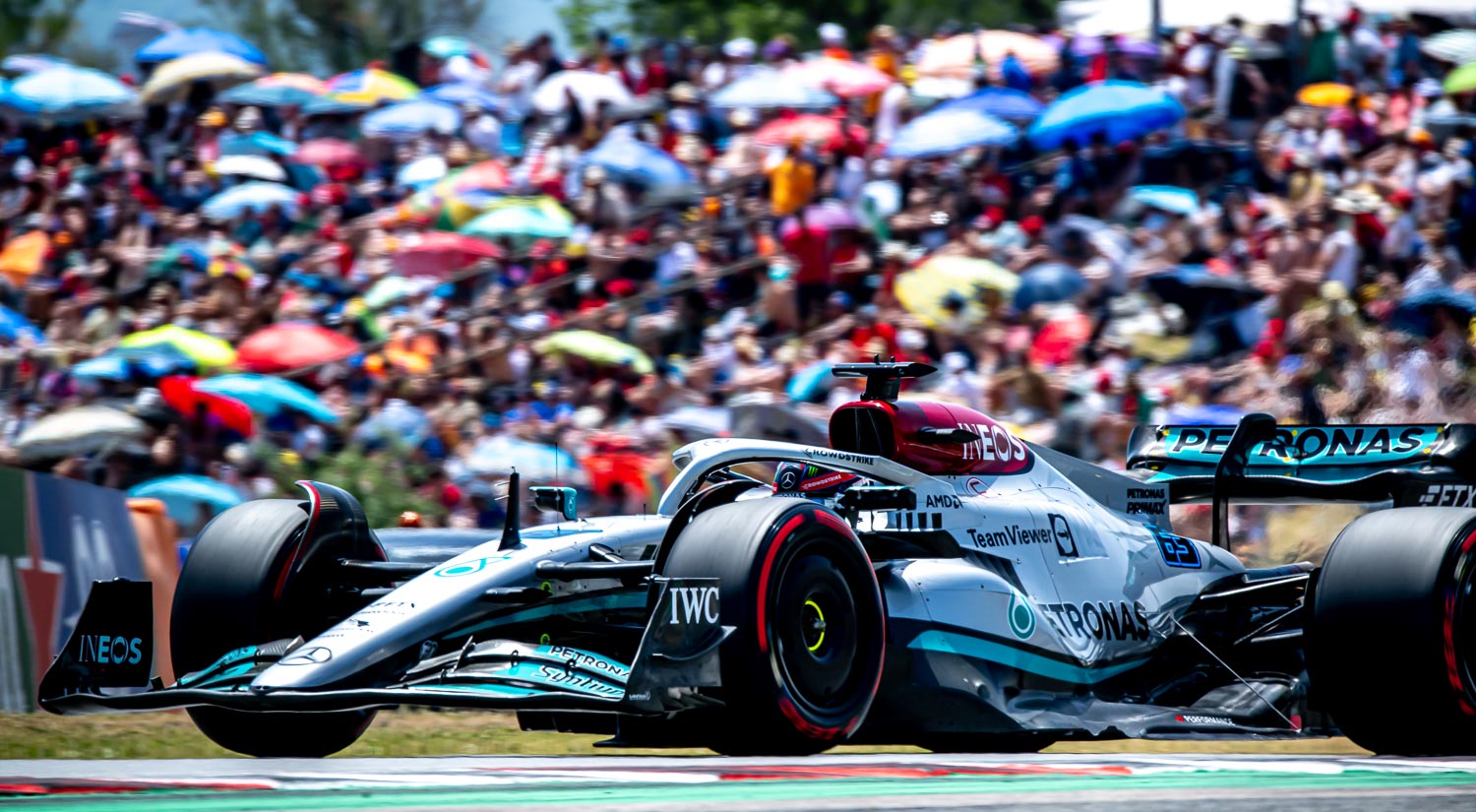 George Russell - Mercedes AMG Petronas, Circuit de Barcelona-Catalunya, 2022