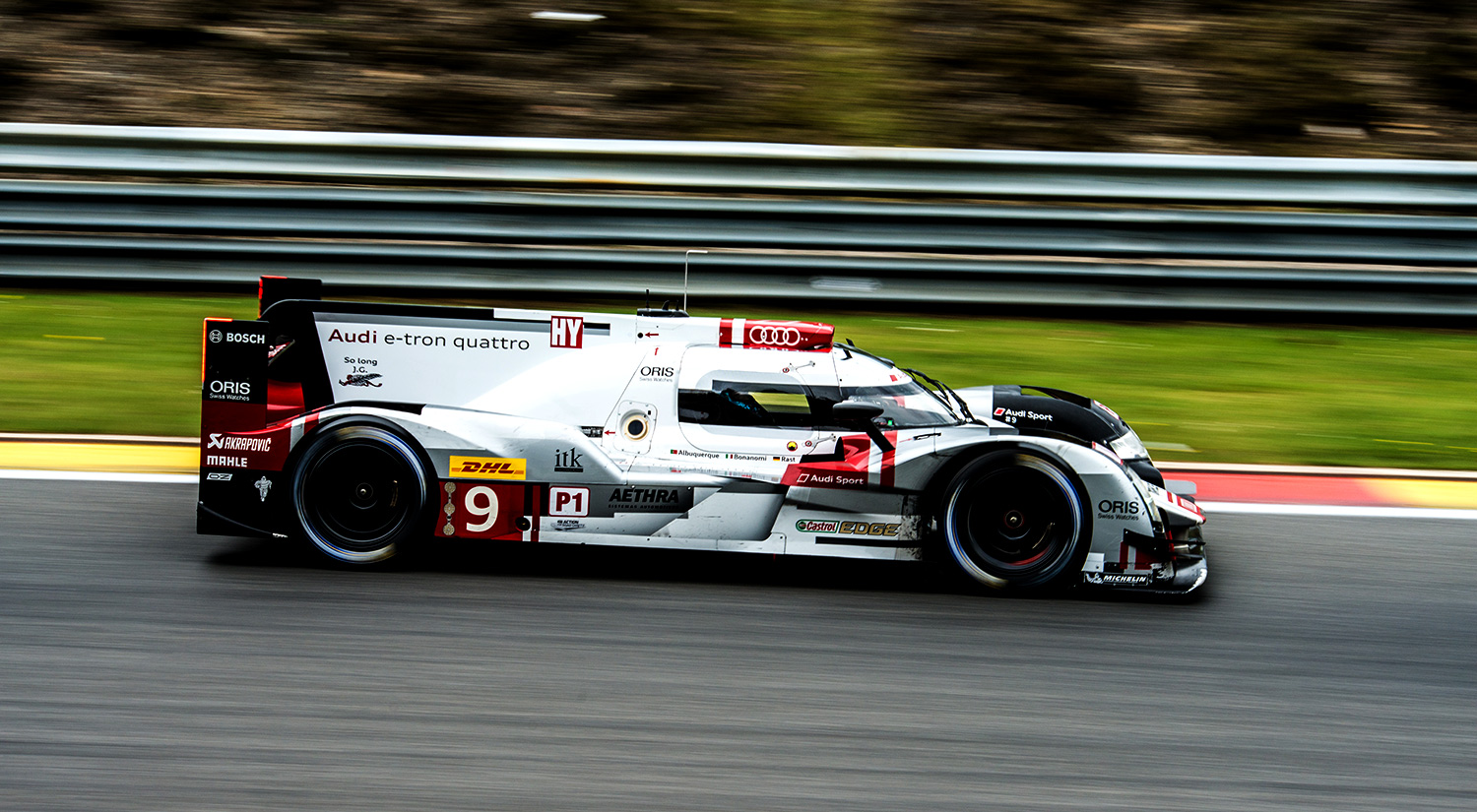 Marco Bonanomi, Filipe Albuquerque, René Rast - No. 9 Audi Sport Team Joest,  6 Hours of Spa-Francorchamps, Belgium, 2015