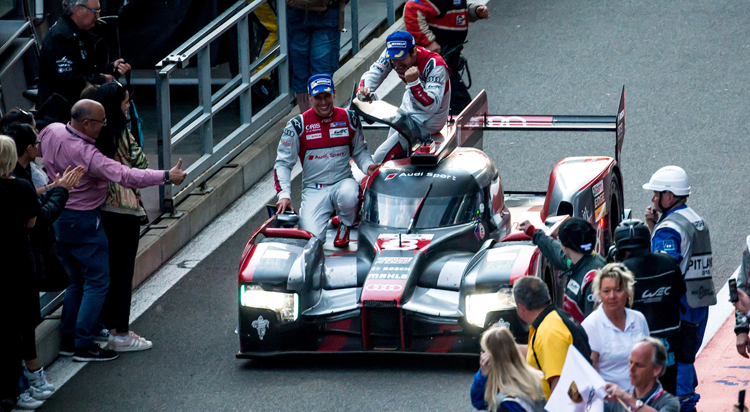 Loïc Duval, Lucas di Grassi, Oliver Jarvis - No. 8 Audi Sport Team Joest,  6 Hours of Spa-Francorchamps, Belgium, 2016